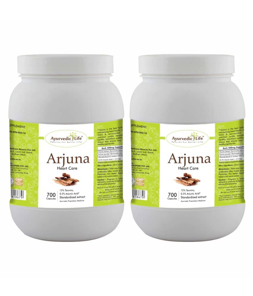Ayurvedic Life Arjuna Capsule 700 no.s Pack of 2