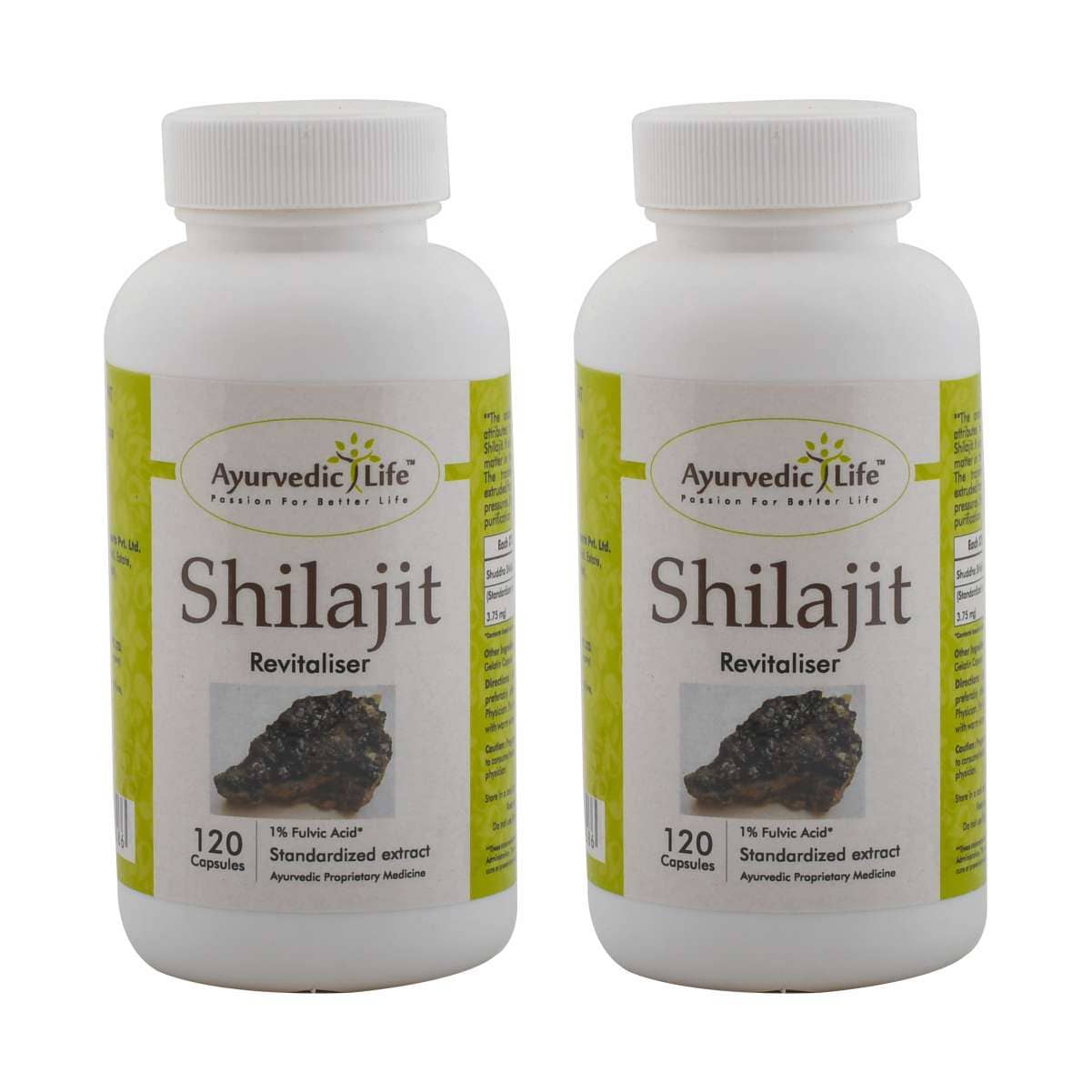 Ayurvedic Life Shilajit Capsule 120 no.s Pack of 2