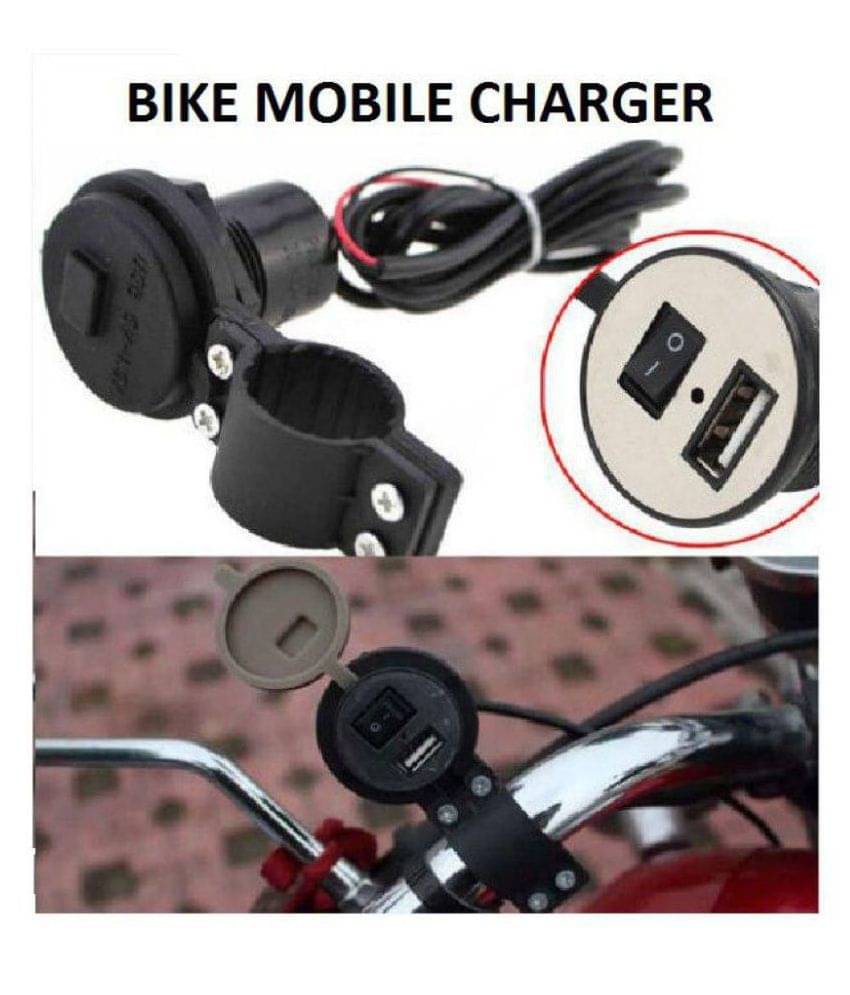     			TRIMURTI USB Bike Mobile Charger For Two Wheelers