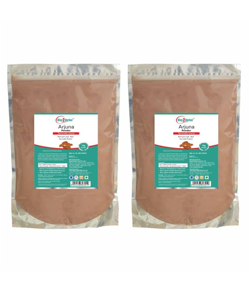 Way2Herbal Arjuna Powder 1 kg Pack of 2
