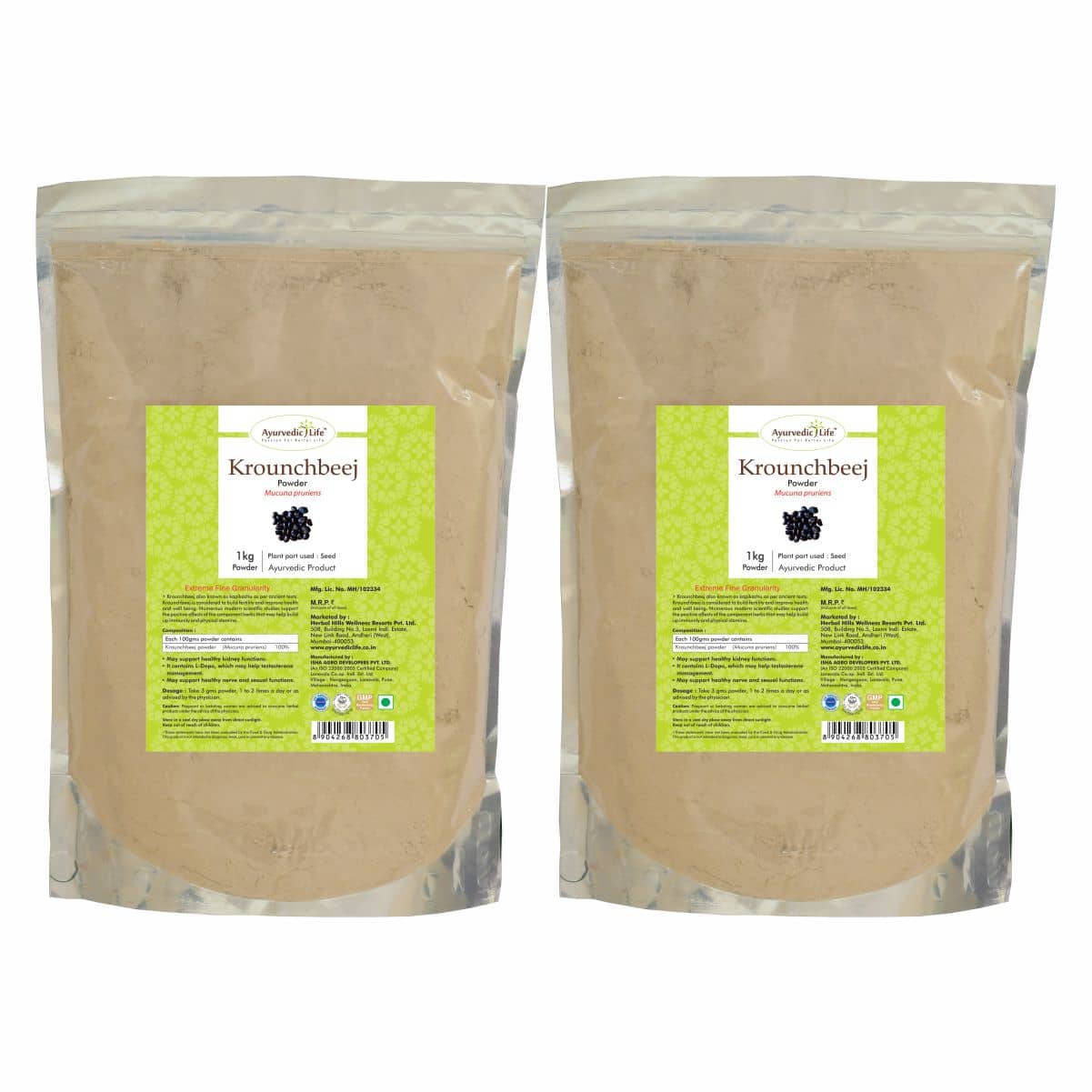 Ayurvedic Life Krounchbeej Powder 1 kg Pack of 2