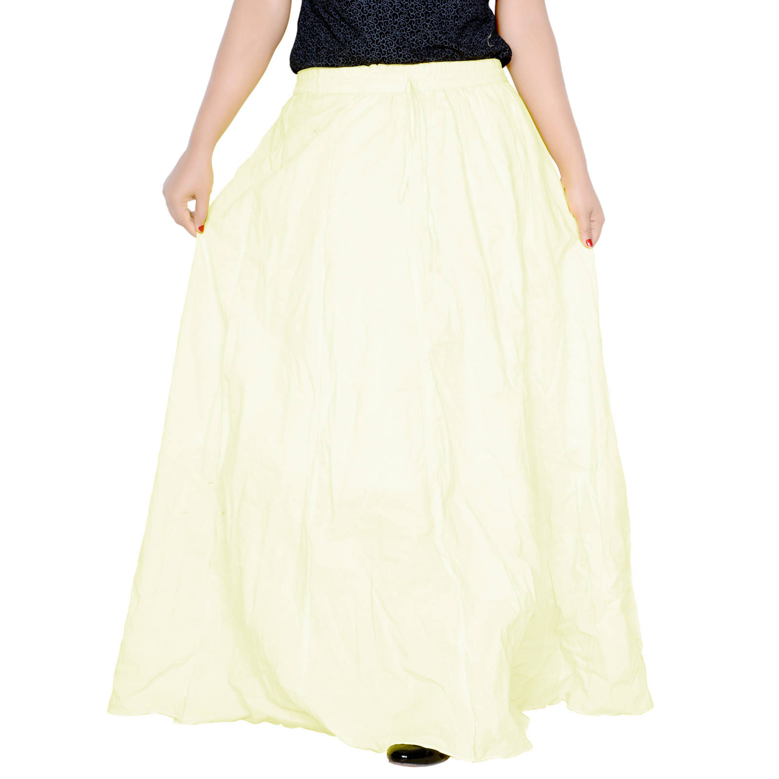     			Sttoffa Cotton Broomstick Skirt - Off White