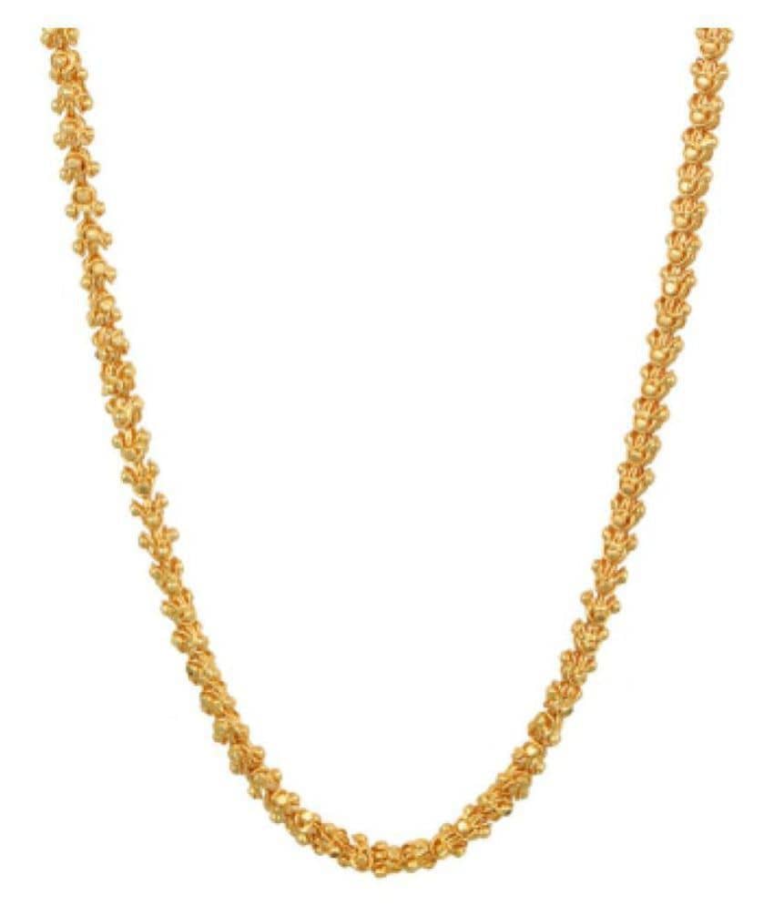 shankhraj mall Gold Plated Chain ( Set of 1 )