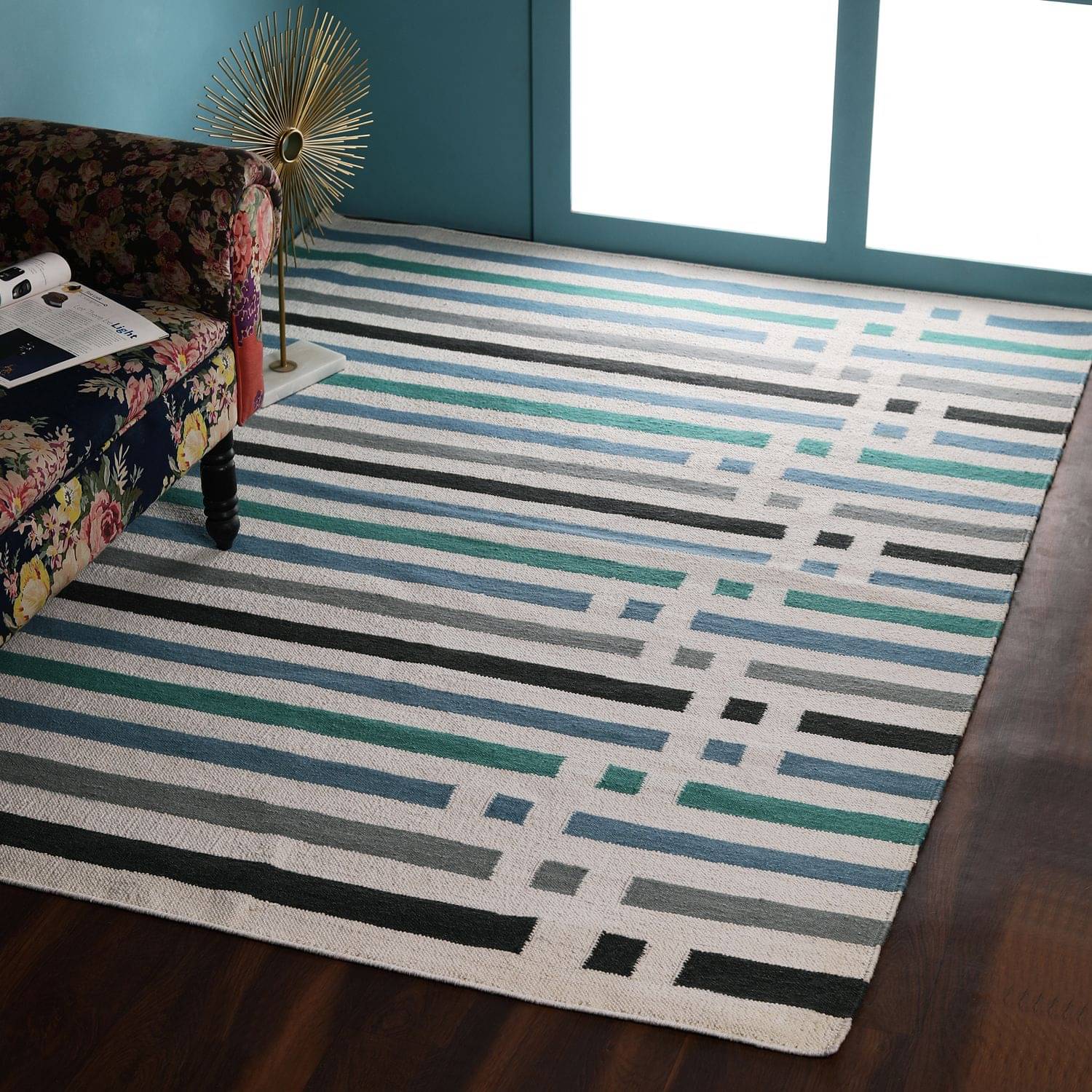     			PEQURA Multi Others Carpet Abstract 5x7 Ft