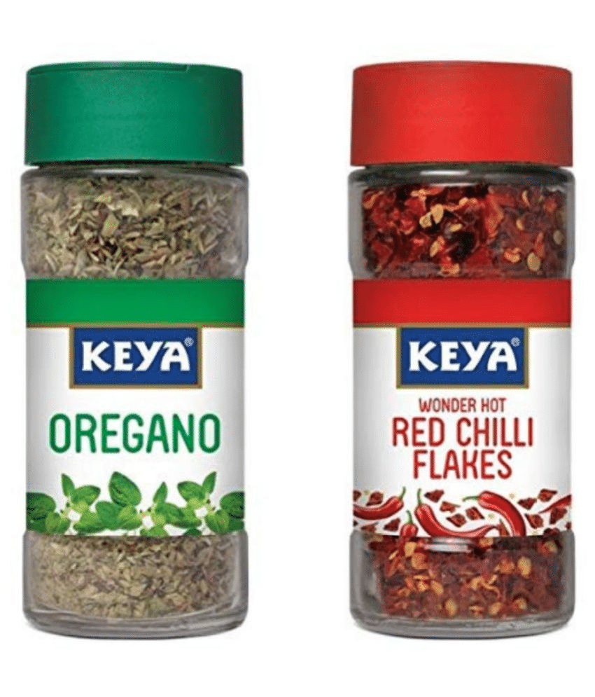     			Keya Oregano and Red Chilli Flakes Combo 50 gm