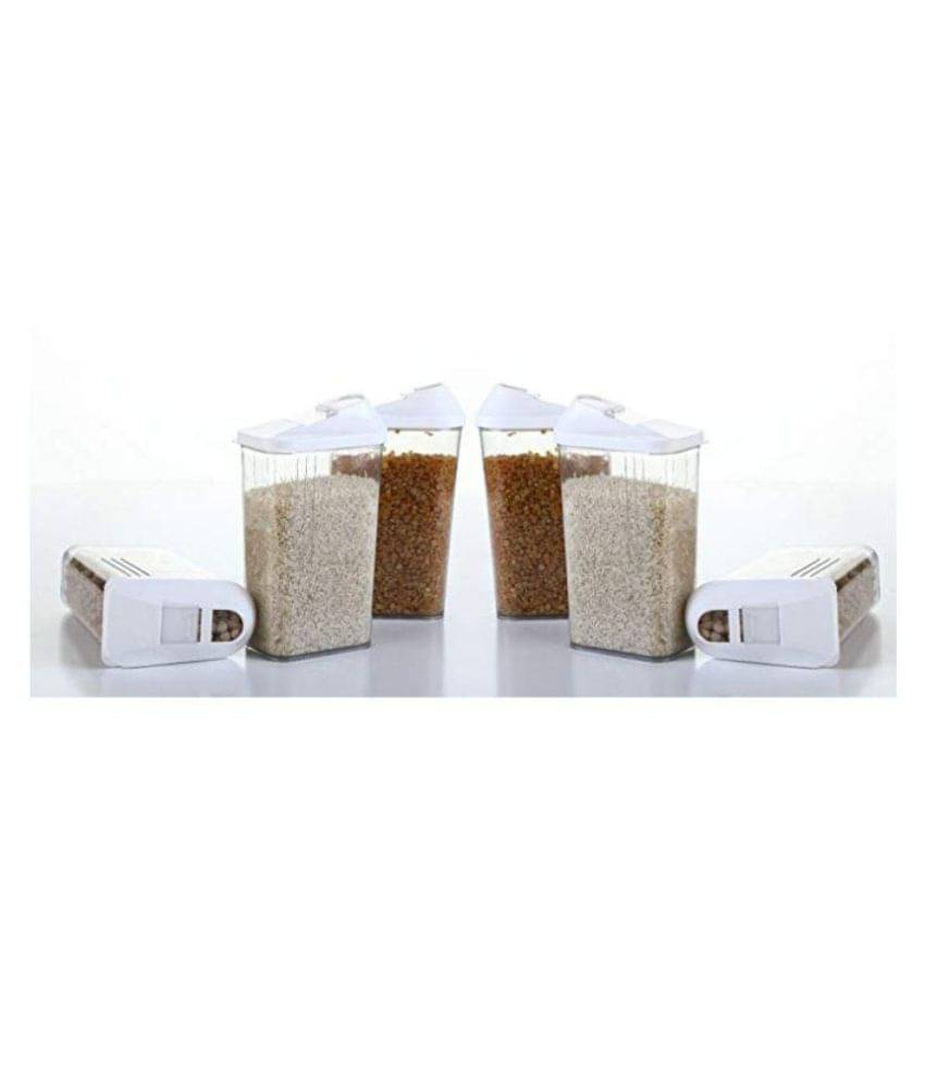 Analog Kitchenware dal container Polyproplene Dal Container Set of 6 750 mL Analog Kitchenware dal container Polyproplene Dal Container Set of 6 750 mL