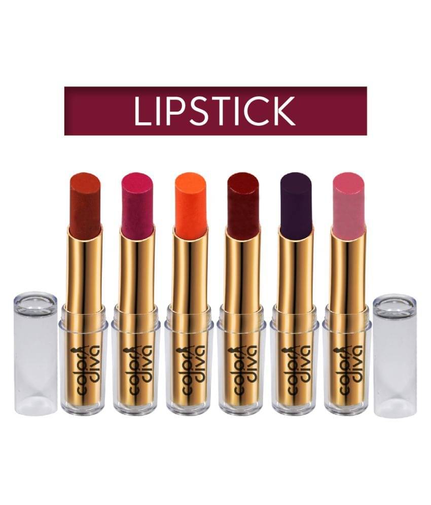     			Color Diva Lipstick Multicolor Pack of 6 5 g
