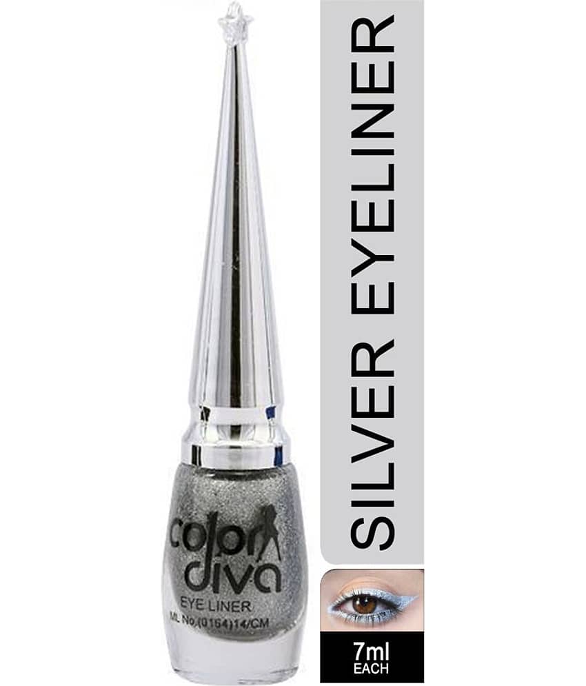 Color Diva Liquid Eyeliner Silver 7 mL - Makeup - Eyes | Buy online on ZillyBuy