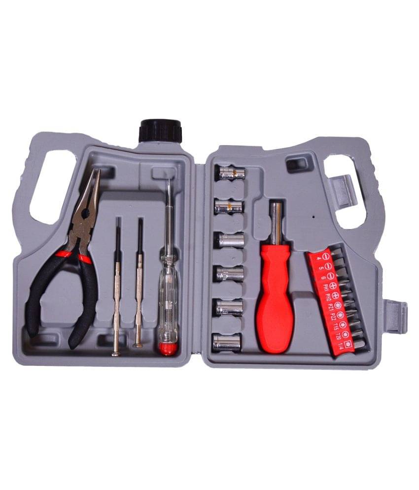     			Visko YT1036 22 Pcs Oil Can Shape Mini tool Set (Grey, 22-Pieces) 
