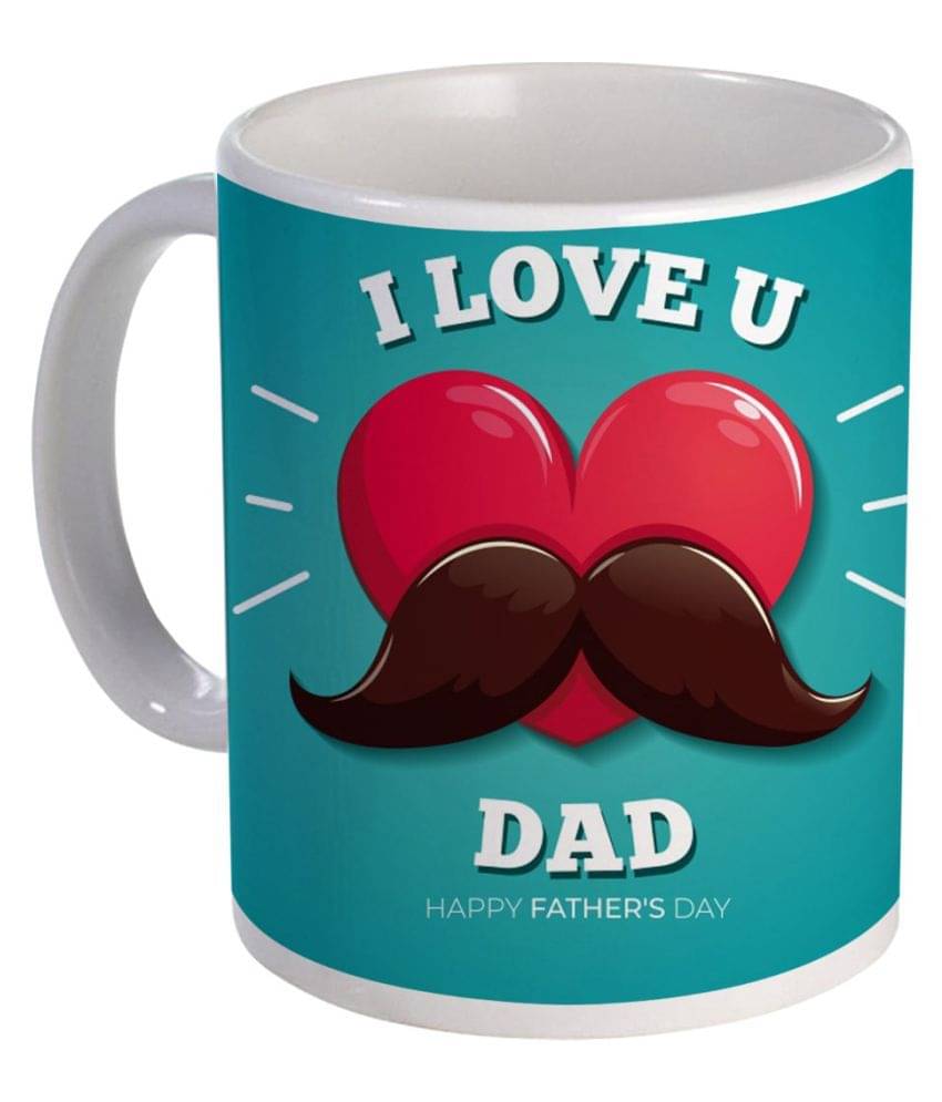 COLOR YARD best I love you dad happy fathers day on white Ceramic Coffee Mug 1 Pcs 325 mL COLOR YARD best I love you dad happy fathers day on white Ceramic Coffee Mug 1 Pcs 325 mL