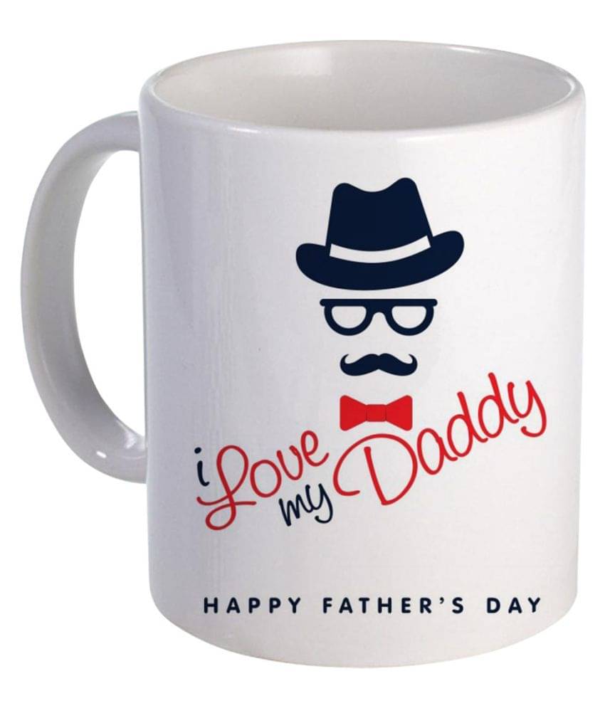 COLOR YARD best I love my daddy happy fathers day cute design Ceramic Coffee Mug 1 Pcs 325 mL COLOR YARD best I love my daddy happy fathers day cute design Ceramic Coffee Mug 1 Pcs 325 mL