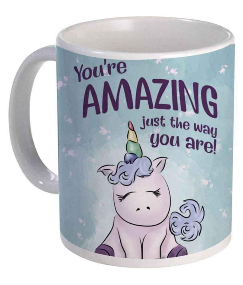 COLOR YARD you are amazing just Ceramic Coffee Mug 320 mL ( Pack of 1 )     			COLOR YARD you are amazing just Ceramic Coffee Mug 320 mL ( Pack of 1 )