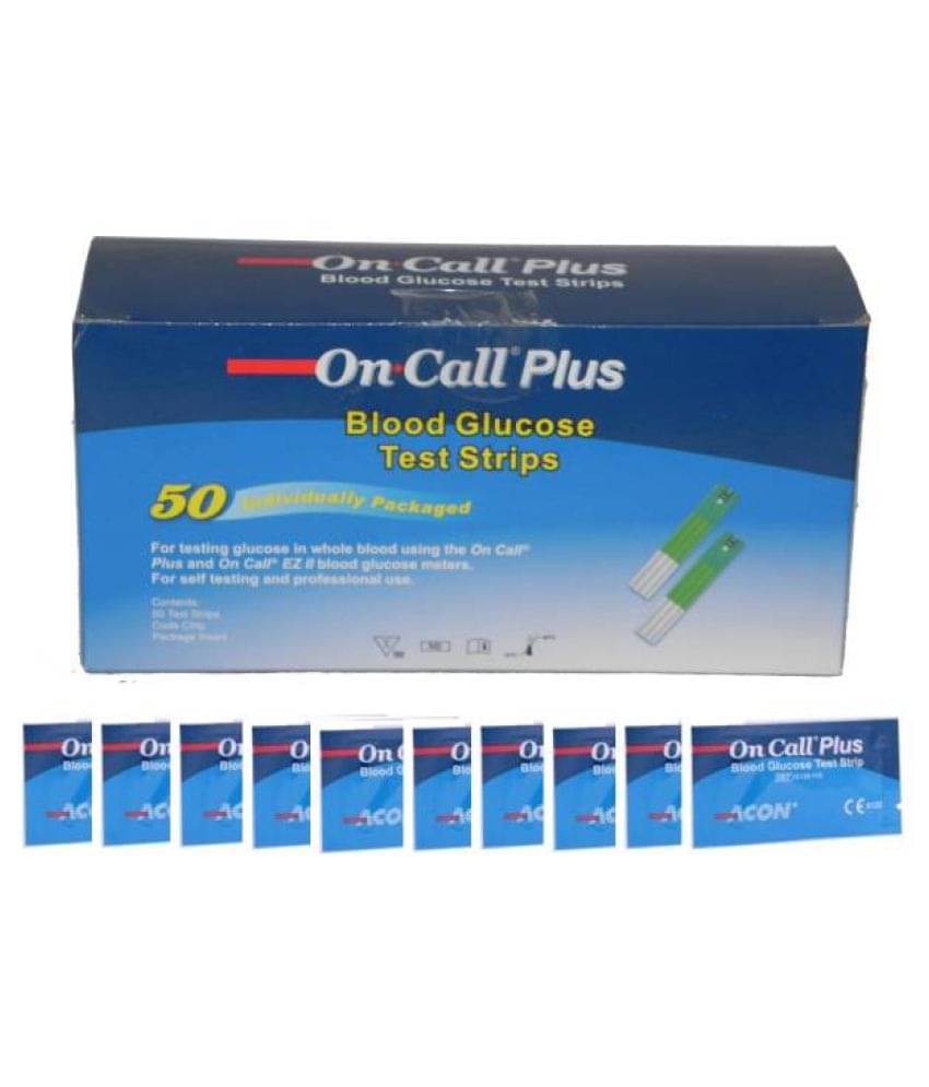     			On Call Plus 50 Strips Individually Packed