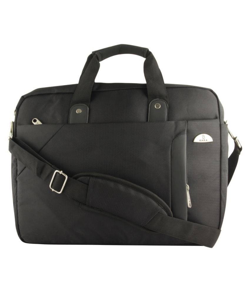     			Kara Black Laptop Bags