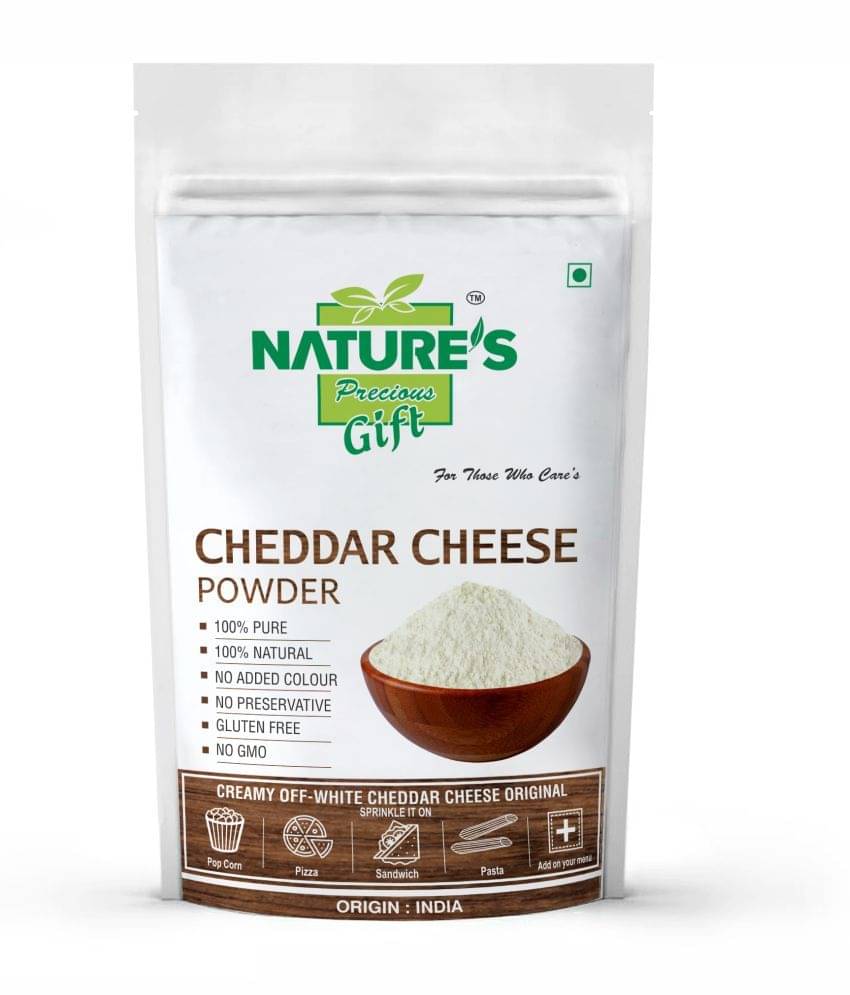 Nature's Gift Cheddar Cheese Powder (100% Pure Off White) Powder 200 gm Nature's Gift Cheddar Cheese Powder (100% Pure Off White) Powder 200 gm