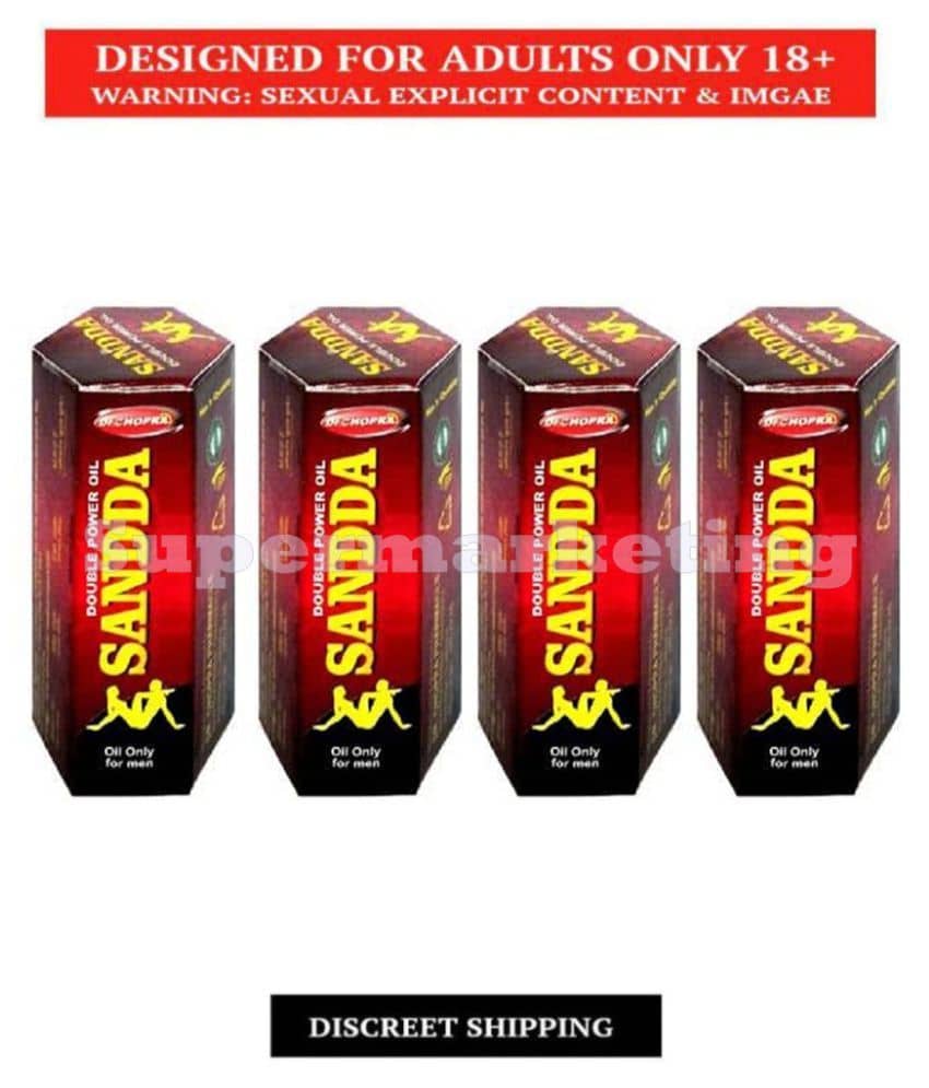 Supermarketing DOUBLE POWER SANDA Oil for Sexual Stamina 15 ml Pack of 4