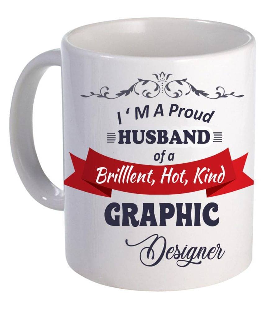 COLOR YARD I am a proud husband Ceramic Coffee Mug 320 mL ( Pack of 1 )     			COLOR YARD I am a proud husband Ceramic Coffee Mug 320 mL ( Pack of 1 )