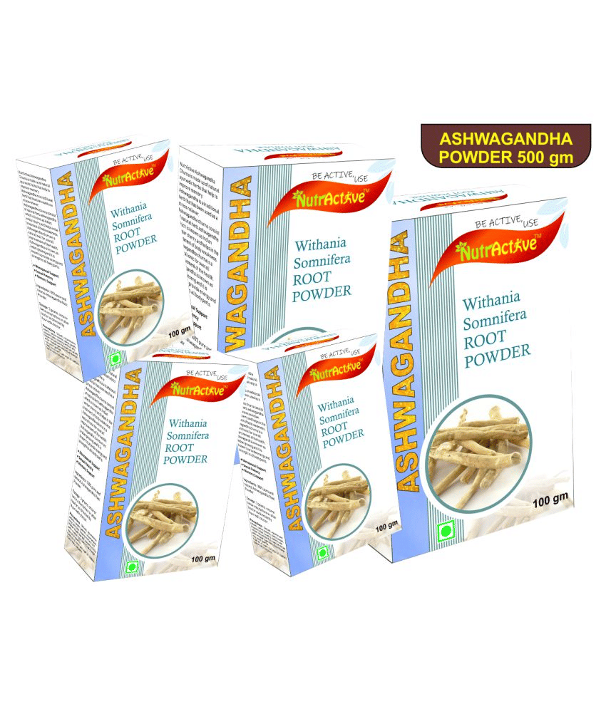 NutrActive Organic Ashwagandha Powder 500 gm