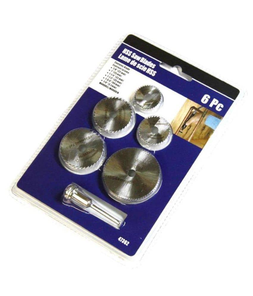 TechDelivers 6 Piece HSS SAW Blades