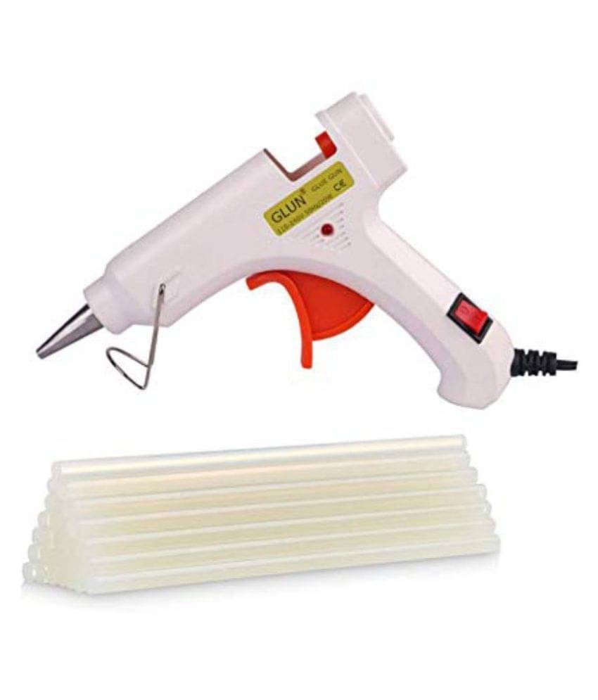     			GLUN one HOTGUN 20 Watt Glue Gun With 5 Glue Sticks
