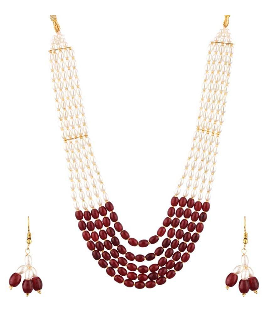 Zeneme Alloy Multi Color Contemporary Contemporary/Fashion Gold Plated Necklaces Set Zeneme Alloy Multi Color Contemporary Contemporary/Fashion Gold Plated Necklaces Set
