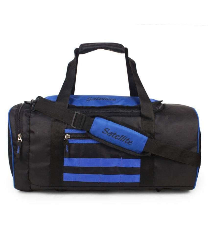     			SATELLITE Blue Solid M Duffle Bag