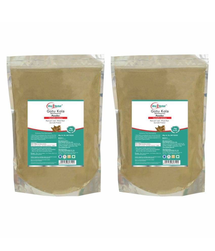     			Way2Herbal Gotu Powder 1 kg Pack of 2