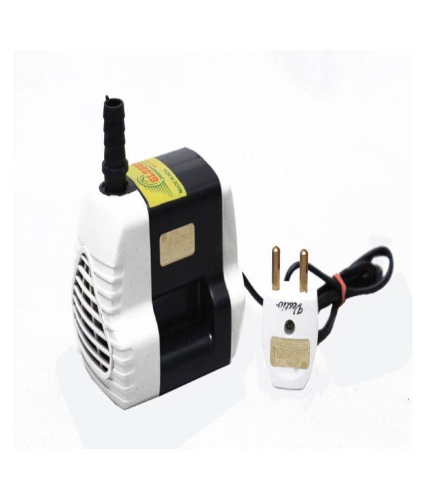GLOBUS SUBMERSIBLE WATER PUMP WITH 2  PIN SOCKET (WHITE /BLACK/ MULTI COLOURS )  FOR DESERT AIR COOLER/AQUARIUM FOUNTAIN/ 18 WATT     			GLOBUS SUBMERSIBLE WATER PUMP WITH 2  PIN SOCKET (WHITE /BLACK/ MULTI COLOURS )  FOR DESERT AIR COOLER/AQUARIUM FOUNTAIN/ 18 WATT