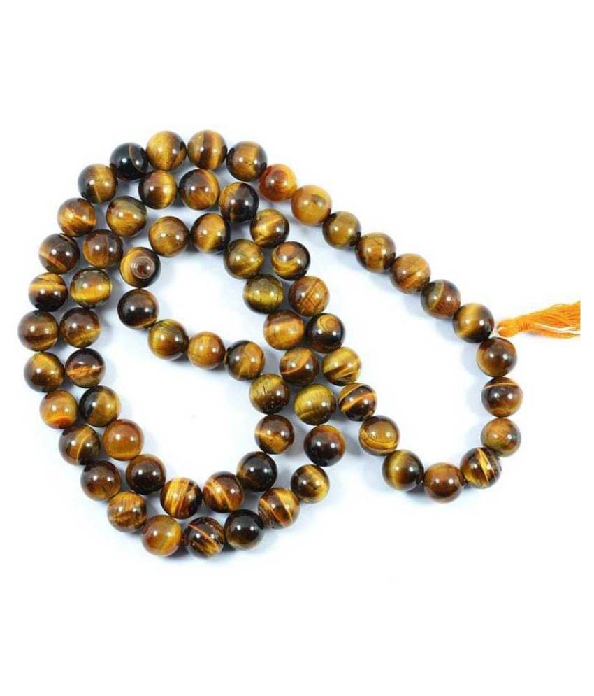 RL Collection Tiger Eye Mala 12 mm Beads Reiki Healing and Meditation, Psychic Protector, Confidence, Will Power Brow, Solar Plexus Chakra Mala / Necklace for Unisex Tiger's Eye Stone Chain RL Collection Tiger Eye Mala 12 mm Beads Reiki Healing and Meditation, Psychic Protector, Confidence, Will Power Brow, Solar Plexus Chakra Mala / Necklace for Unisex Tiger's Eye Stone Chain