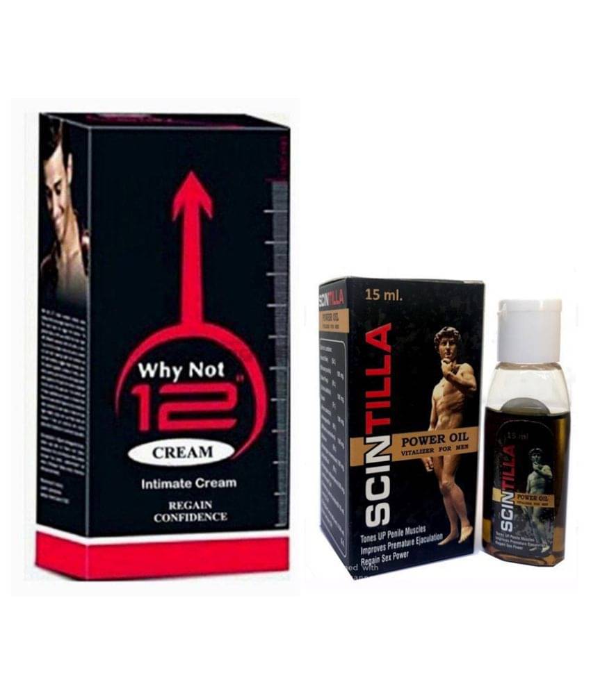     			Cackle's Why Not 12 Cream &  Power Massage Oil 15 ml