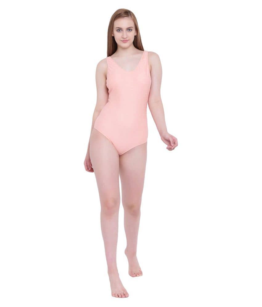 La Intimo Polyester Pink Monokini/Trikini