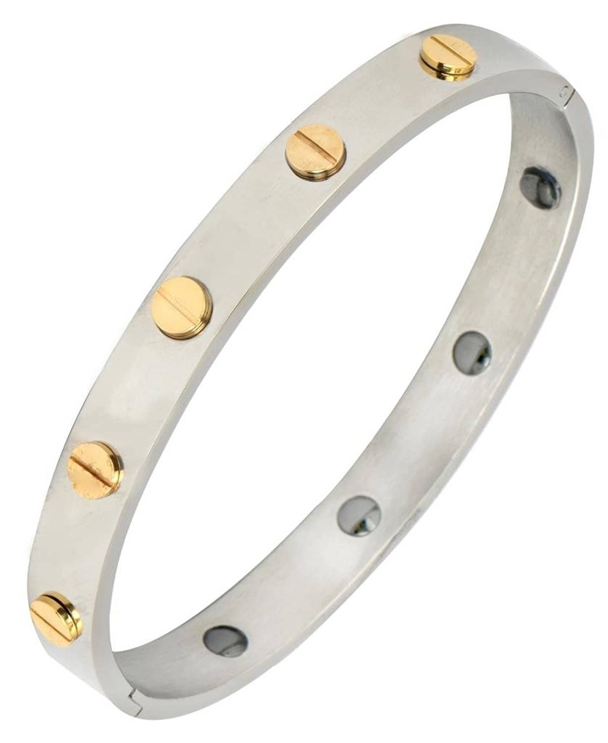 ZIVOM Silver Stainless Steel Bracelets - Bangles & Bracelets | Buy online on ZillyBuy