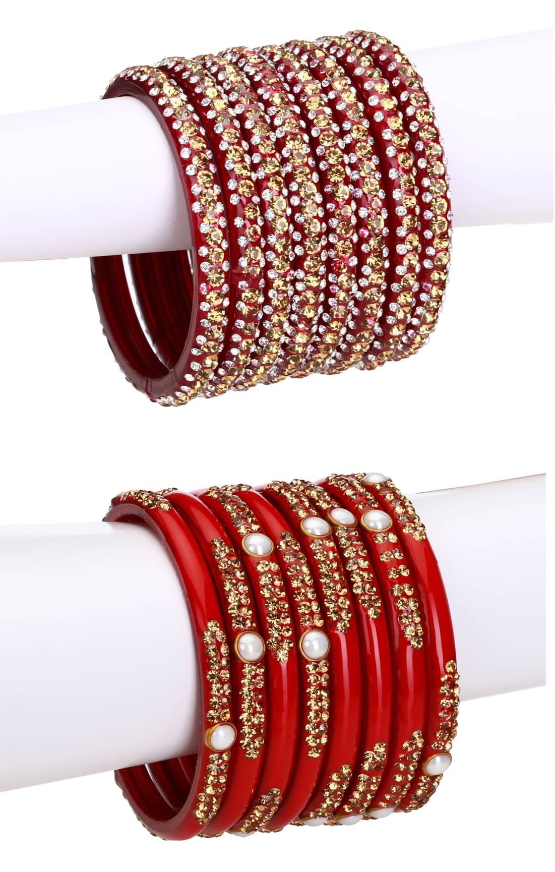 AFAST Combo Party & Festivle Designer Ornamented With Colorful Beads And Figures Fancy Matching Glass Bangle Cum Kada Set Of Eight Each With Safety Box     			AFAST Combo Party & Festivle Designer Ornamented With Colorful Beads And Figures Fancy Matching Glass Bangle Cum Kada Set Of Eight Each With Safety Box