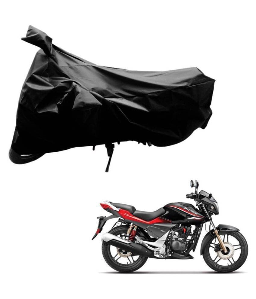 AutoRetail Dust Proof Two Wheeler Polyster Cover for Hero Xtreme Sports (Mirror Pocket, Black Color) AutoRetail Dust Proof Two Wheeler Polyster Cover for Hero Xtreme Sports (Mirror Pocket, Black Color)