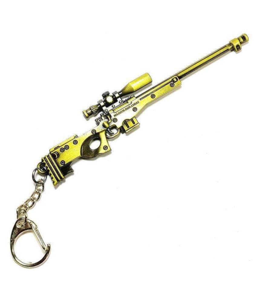 PUBG AWM SNIPER Key Chain Key Ring For Pubg Fans Suitable For All Bikes And Cars PUBG AWM SNIPER Key Chain Key Ring For Pubg Fans Suitable For All Bikes And Cars