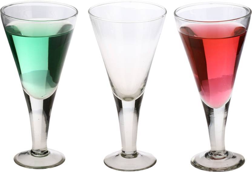     			Somil Wine  Glasses Set,  150 ML - (Pack Of 3)