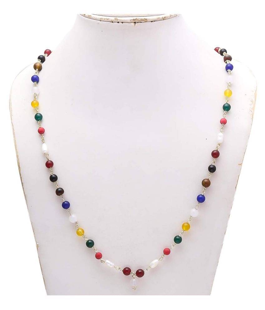     			Navgrah/Navratan Mala or Necklace for Men and Women- 6mm 54 beads