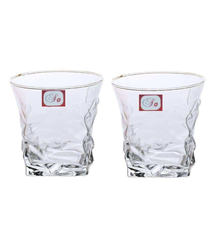     			Somil Whisky  Glasses Set,  250 ML - (Pack Of 2)