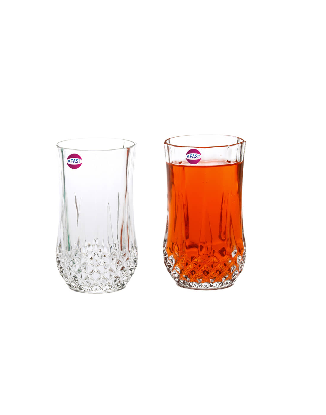 Somil Water/Juice  Glasses Set,  350 ML - (Pack Of 2)