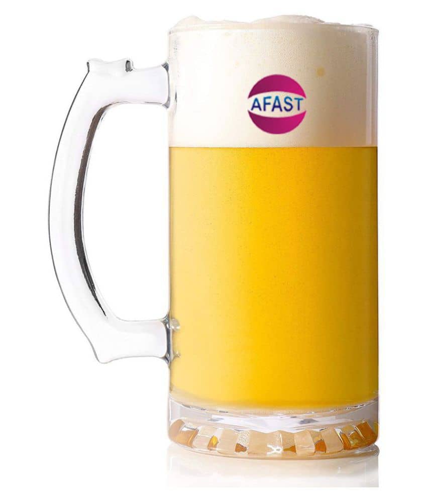 Somil Beer Mug Glass,  450 ML - (Pack Of 1)