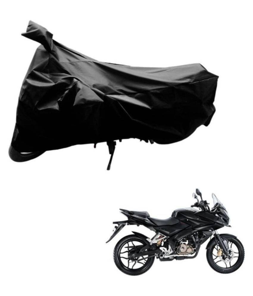 AutoRetail Dust Proof Two Wheeler Polyster Cover for Bajaj Pulsar AS 150 (Mirror Pocket, Black Color) AutoRetail Dust Proof Two Wheeler Polyster Cover for Bajaj Pulsar AS 150 (Mirror Pocket, Black Color)