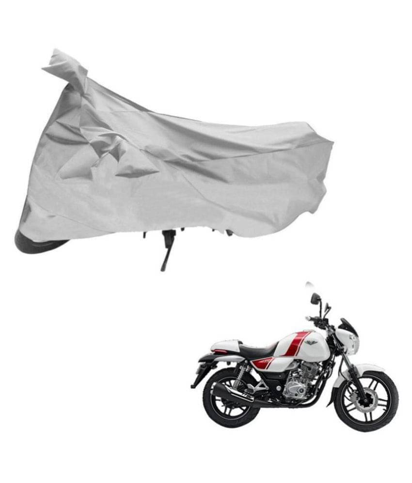 AutoRetail Dust Proof Two Wheeler Polyster Cover for Bajaj V15 (Mirror Pocket, Silver Color) AutoRetail Dust Proof Two Wheeler Polyster Cover for Bajaj V15 (Mirror Pocket, Silver Color)