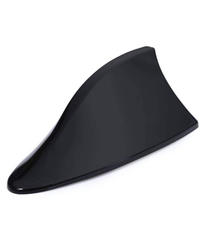     			AutoRight Universal Antenna Car with Blank Radio Shark Fin Antenna Shark Fin Shaped Radio Signal Decorative(Black)