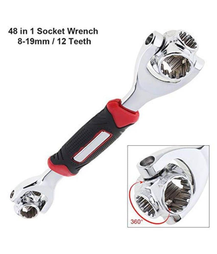     			SURSAI 48 in 1 Socket Wrench Multifunction Universal Tool (Silver)