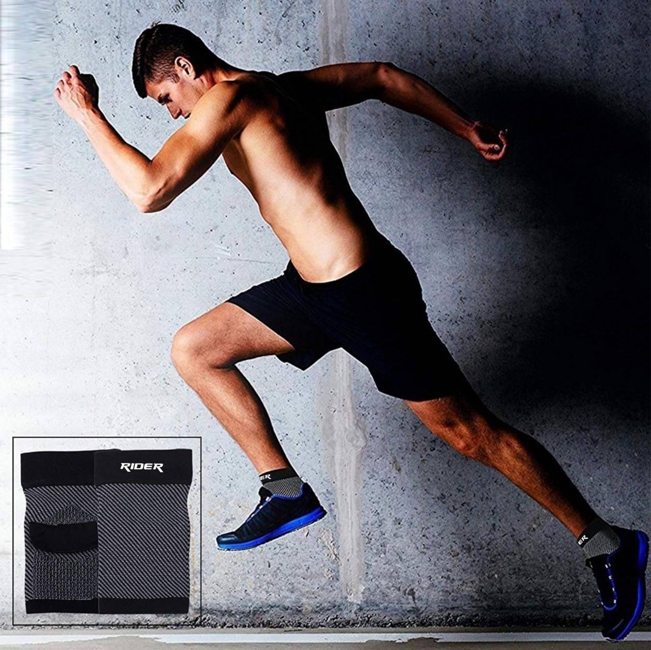     			Just Rider Ankle Support Binder Compression Socks For Pain Relief