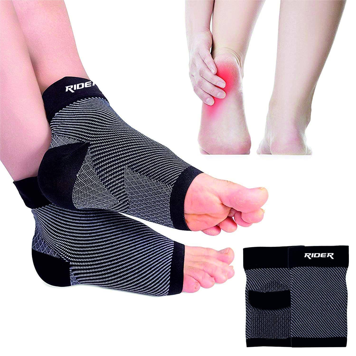 Just Rider Cotton 4 Ways Stretch Ankle Sleeve Socks For Man & Woman With Open Toe CAN WE WARE AS SOCKS DURING DAILY ACTIVITIES AND TRAVEL - Sports and Fitness Equipment | Buy online on ZillyBuy
