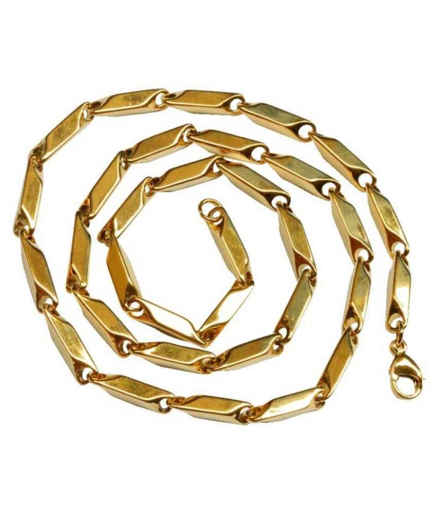 Shine Art Gold Plated Chain ( Set of 1 ) Shine Art Gold Plated Chain ( Set of 1 )