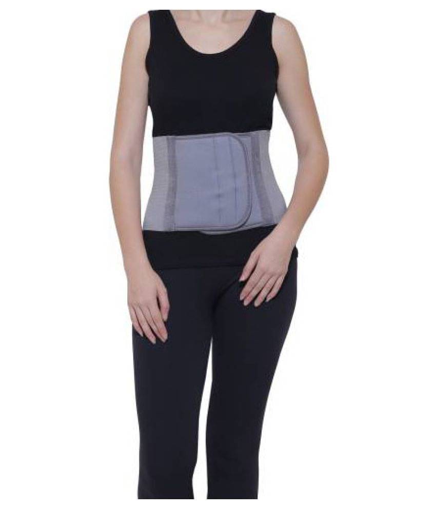 Witzion Abdominal Belt Waist Support Tummy Trimmer Grey Abdominal Support M Witzion Abdominal Belt Waist Support Tummy Trimmer Grey Abdominal Support M