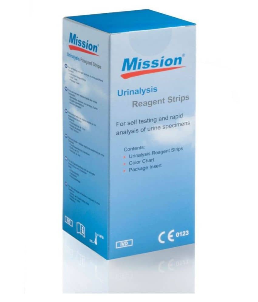 Mission Urinalysis 100 Strips(2GE)(GLU & PRO)