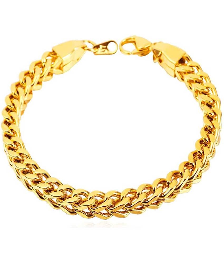 The Jewelbox Gold Stainless Steel Bracelets - Bangles & Bracelets | Buy online on ZillyBuy